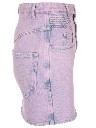 Shop Isabel Marant Étoile Hondo Mini Skirt In Pink