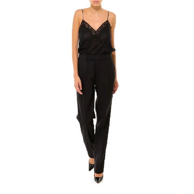 Shop Philosophy Di Lorenzo Serafini Lace Detail Top Jumpsuit In Black