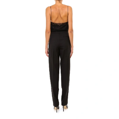 Shop Philosophy Di Lorenzo Serafini Lace Detail Top Jumpsuit In Black