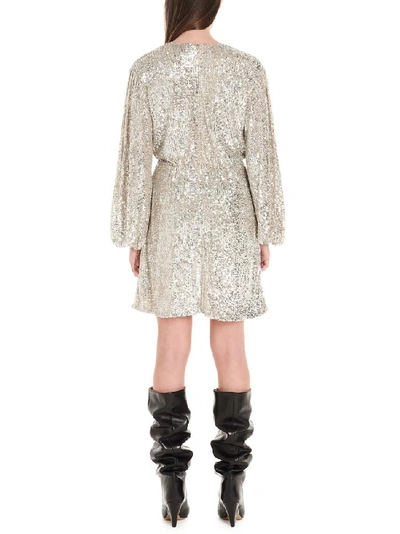 Shop In The Mood For Love Sequinned V In Silver