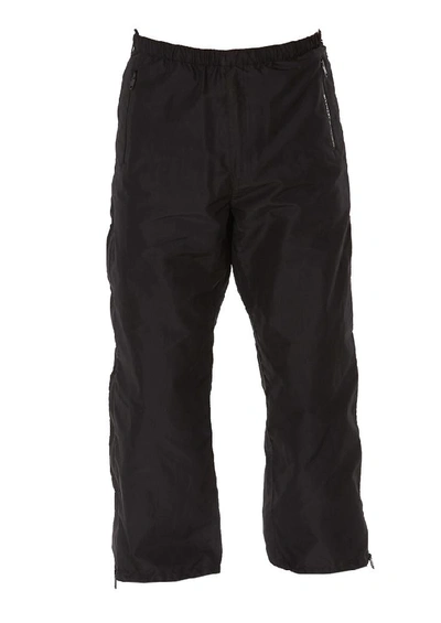 Shop Givenchy Zip Detail Pants In Black