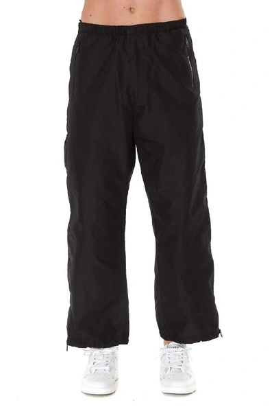 Shop Givenchy Zip Detail Pants In Black