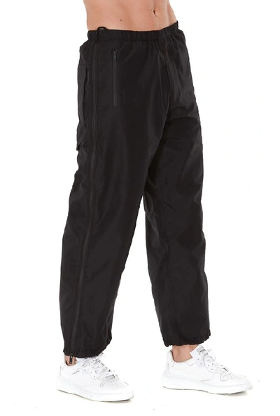 Shop Givenchy Zip Detail Pants In Black