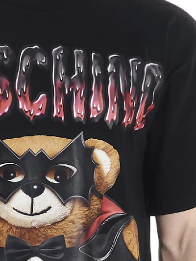 Shop Moschino Bat Teddy Printed T In Black