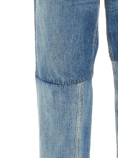 Shop Martine Rose Straight Leg Jeans In Blue