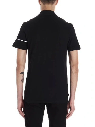 Shop Givenchy Logo Embroidered Polo Shirt In Black
