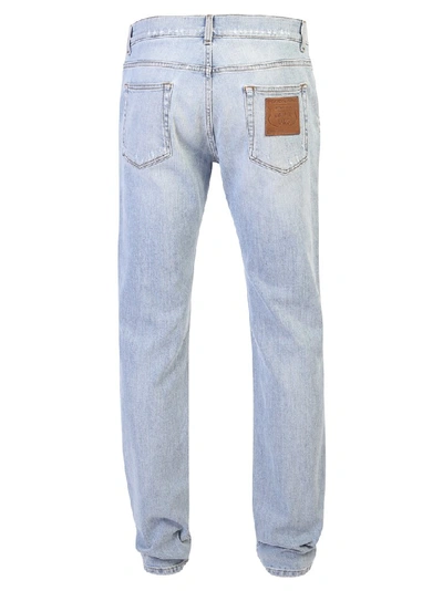 Shop Dolce & Gabbana Straight Fit Jeans In Blue