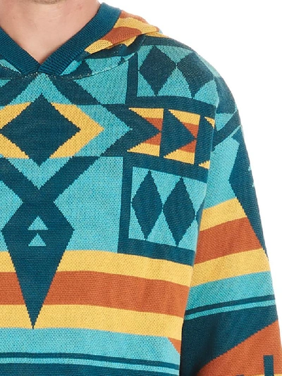 Shop Just Don Patterned Hoodie In Multi