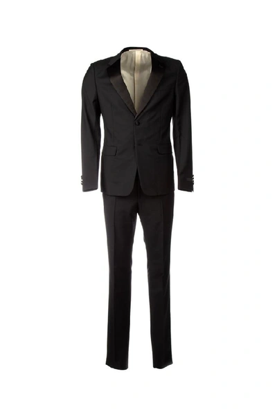 Shop Prada Tuxedo Suit In Black