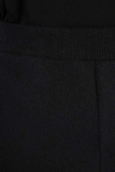 Shop Prada Tapered Logo Track Pants In Black