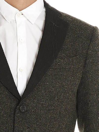 Shop Maurizio Miri Dustin Single Breasted Blazer In Grey