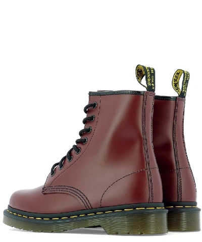 Shop Dr. Martens 1460 Lace In Red