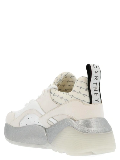 Shop Stella Mccartney Eclypse Glitter Sneakers In White