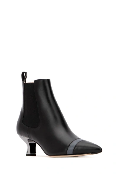 Shop Fendi Colibri Pointy Toe Ankle Boots In Black