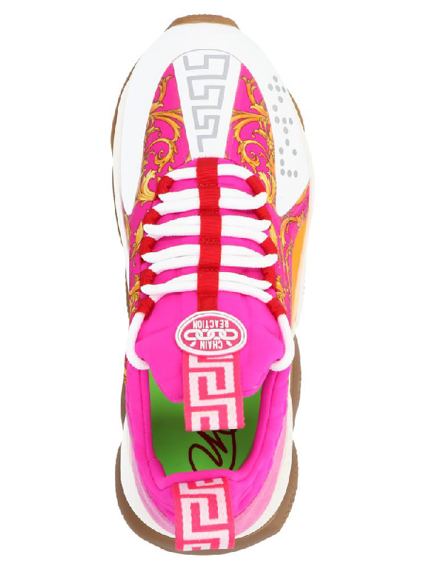 versace pink platforms