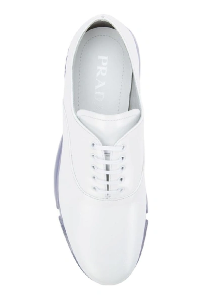 Shop Prada Transparent Sole Lace In White