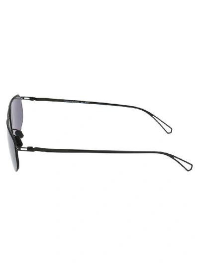 Shop Mykita Nat Square Frame Sunglasses In Black