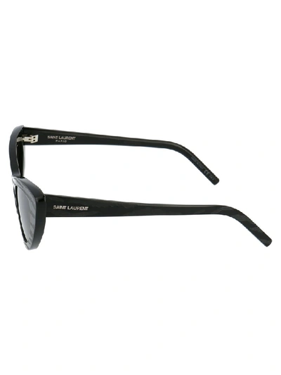 Shop Saint Laurent Eyewear Cat Eye Sunglasses In Black