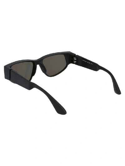 Shop Mykita Cash Square Frame Sunglasses In Black
