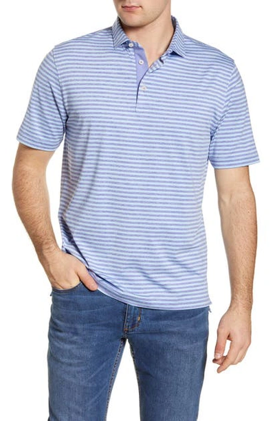 Shop Johnnie-o Smith Classic Fit Stripe Performance Polo In Joker