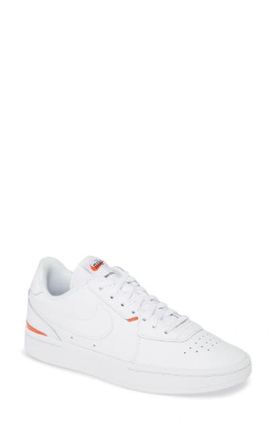 Shop Nike Court Blanc Sneaker In White/ Team Orange/ White