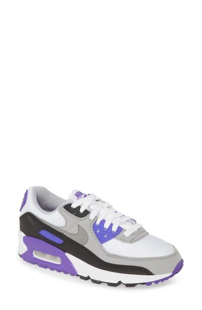 Shop Nike Air Max 90 Sneaker In White/ Particle Grey/ Grape