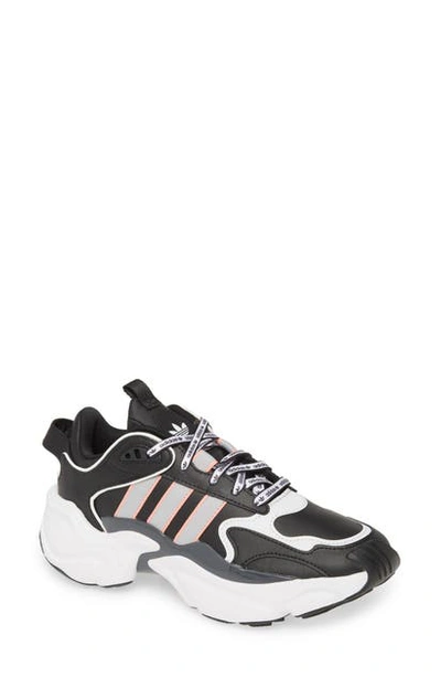 Shop Adidas Originals Magmur Runner Sneaker In Core Black/ Grey Two/ Pink