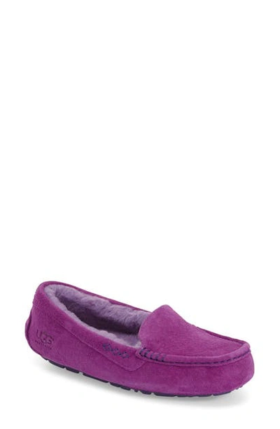 Shop Ugg Ansley Water Resistant Slipper In Soft Amethyst Suede