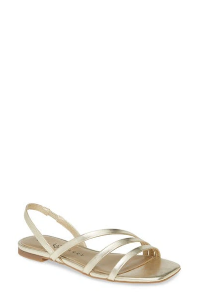 Shop Katy Perry Bondie Sandal In Champagne Faux Leather