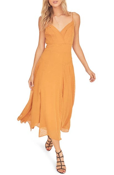Shop Astr Lyric Sleeveless Maxi Dress In Golden Hour