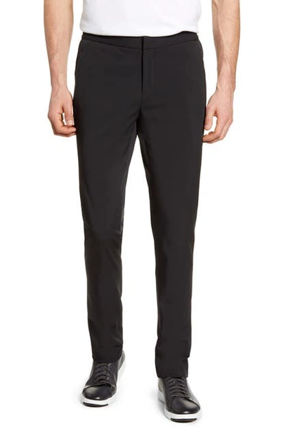 Shop Bugatchi Straight Leg Pants In Caviar