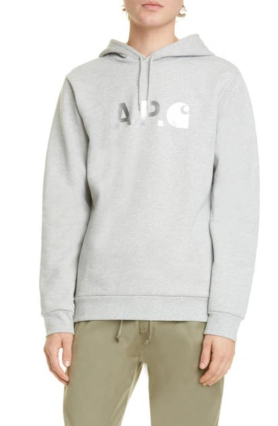 Shop A.p.c. X Carhartt Work In Progress Stash Hoodie In Grey