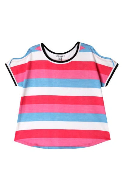 Shop Art & Eden Tara T-shirt In Bright Stripe