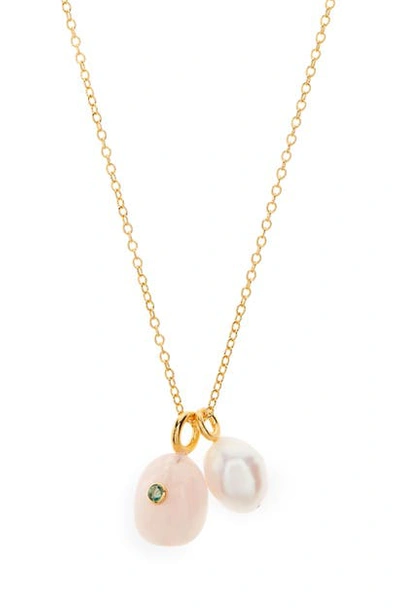 Shop Lizzie Fortunato Oasis Necklace In Pink