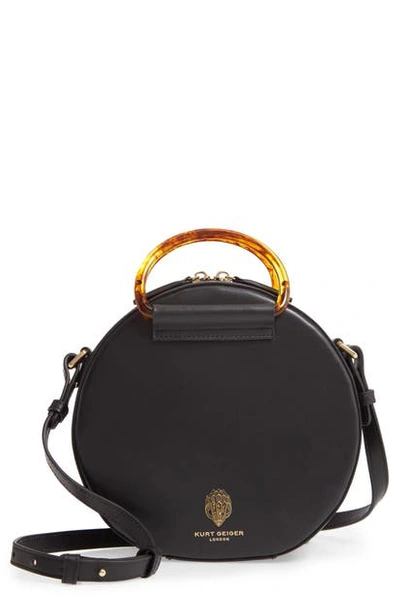 Kurt geiger london harriet eagle leather round crossbody bag new arrivals