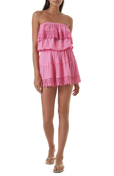 Shop Melissa Odabash Joy Cover-up Dress In Rose