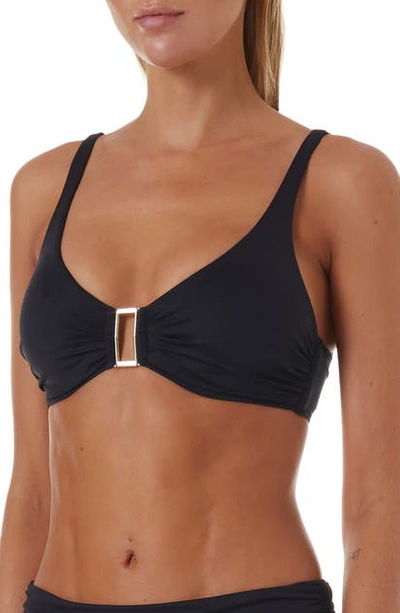 Shop Melissa Odabash Bel Air Underwire Bikini Top In Black