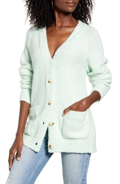 Shop English Factory Oversize Cardigan In Mint