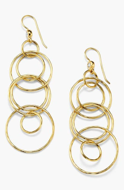 Shop Ippolita 18k Gold Link Drop Earrings In Yellow Gold
