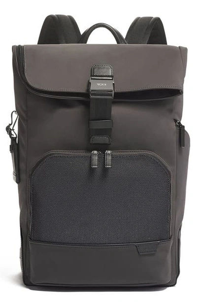 Shop Tumi Osborn Roll Top Backpack In Reflective Iron
