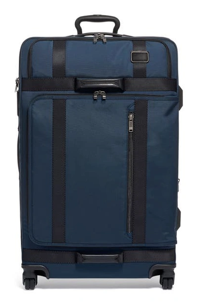 Shop Tumi Merge 31-inch Recycled Extended Trip Expandable Rolling Suitcase In Navy