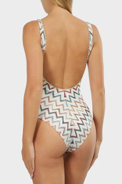 Shop Missoni Zigzag One-piece Swimsuit