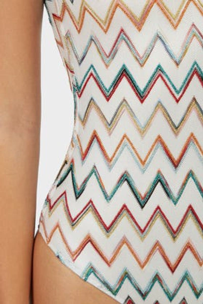 Shop Missoni Zigzag One-piece Swimsuit