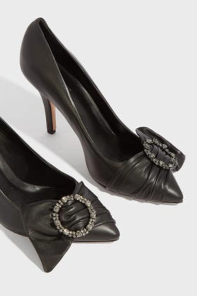 Shop Isabel Marant Poleny Embellished Pumps In Black