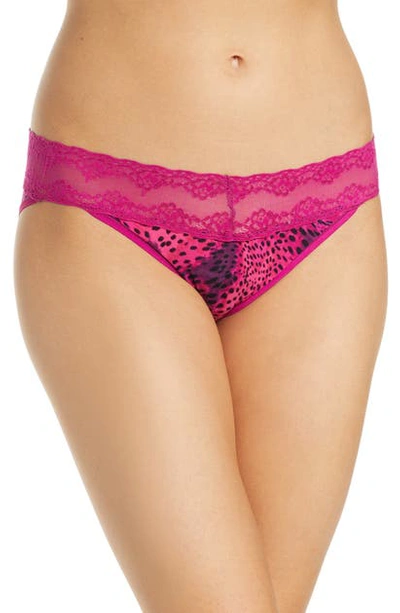 Shop Natori Bliss Perfection Bikini In Margarita Leopard Print