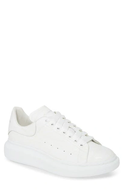 Shop Alexander Mcqueen Glow In The Dark Sneaker In White/ Multi