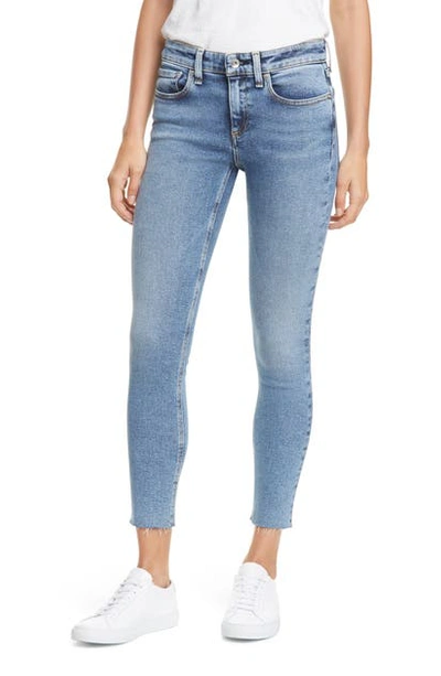 Shop Rag & Bone Cate Raw Hem Ankle Skinny Jeans In Morgan