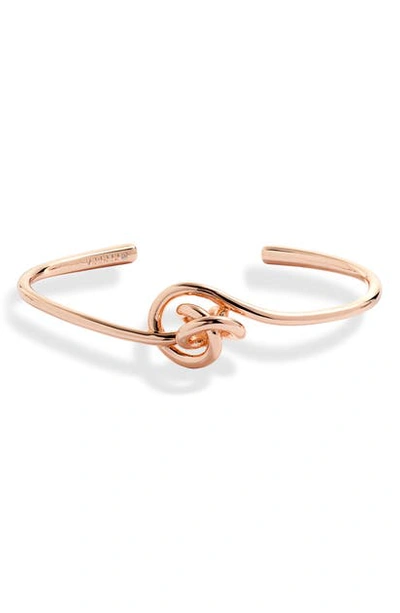 Shop Kendra Scott Presleigh Cuff Bracelet In Rose Gold