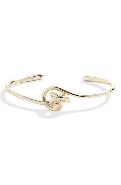 Shop Kendra Scott Presleigh Cuff Bracelet In Gold