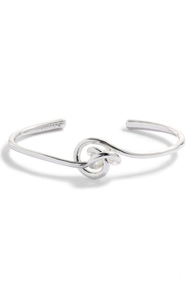 Shop Kendra Scott Presleigh Cuff Bracelet In Silver